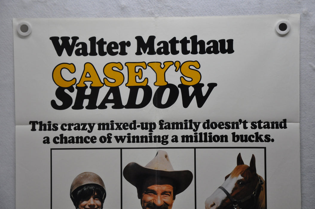 1978 Casey's Shadow Original 1SH Movie Poster 27 x 41 Walter Matthau   - TvMovieCards.com