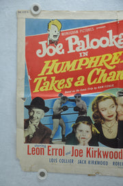 1950 Joe Palooka in Humphrey Takes a Chance Original Half Sheet Movie Poster   - TvMovieCards.com