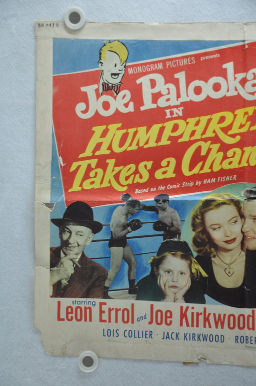 1950 Joe Palooka in Humphrey Takes a Chance Original Half Sheet Movie Poster   - TvMovieCards.com
