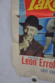 1950 Joe Palooka in Humphrey Takes a Chance Original Half Sheet Movie Poster   - TvMovieCards.com