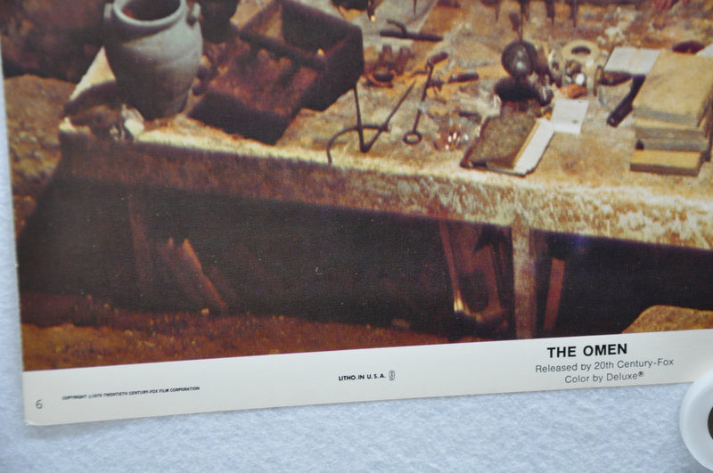 The Omen Lobby Card #6 1976 Movie Poster Gregory Peck Lee Remick Harvey Stephens   - TvMovieCards.com