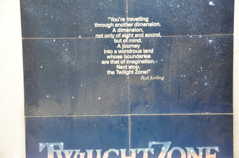1983 Twilight Zone Original 1Sh Movie Poster Dan Aykroyd, Albert Brooks, Vic Mor   - TvMovieCards.com