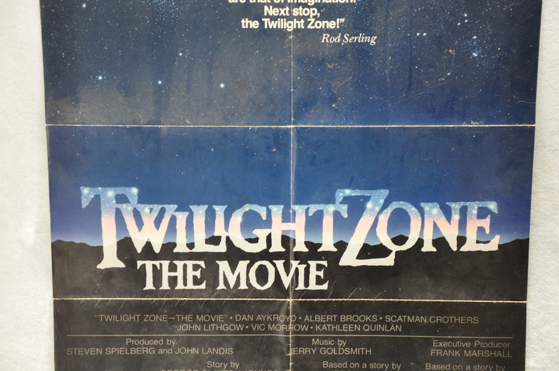 1983 Twilight Zone Original 1Sh Movie Poster Dan Aykroyd, Albert Brooks, Vic Mor   - TvMovieCards.com