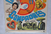 1975 Los Compodres Original 1Sh Movie Poster 27x 37 Gerardo Reyes   - TvMovieCards.com