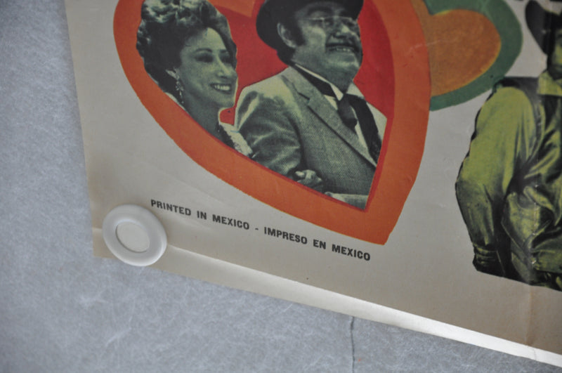 1975 Los Compodres Original 1Sh Movie Poster 27x 37 Gerardo Reyes   - TvMovieCards.com