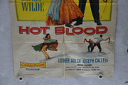 1956 Hot Blood Original 1Sh Movie Poster Jane Russell Cornel Wilde Luther Adler   - TvMovieCards.com