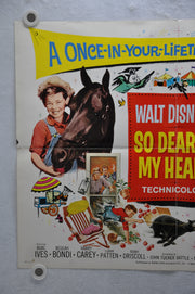 1964 So Dear To My Heart Original Half Sheet Rerelease Movie Poster Burl Ives   - TvMovieCards.com