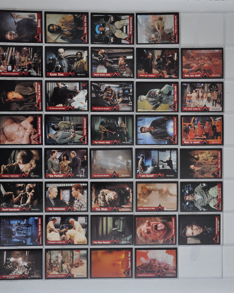 Total Recall Movie Base Card Set 110 Trading Cards Pacific 1990   - TvMovieCards.com
