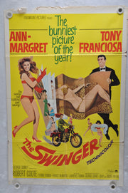1966 The Swinger Original 1Sh Movie Poster Ann-Margret Anthony Franciosa   - TvMovieCards.com