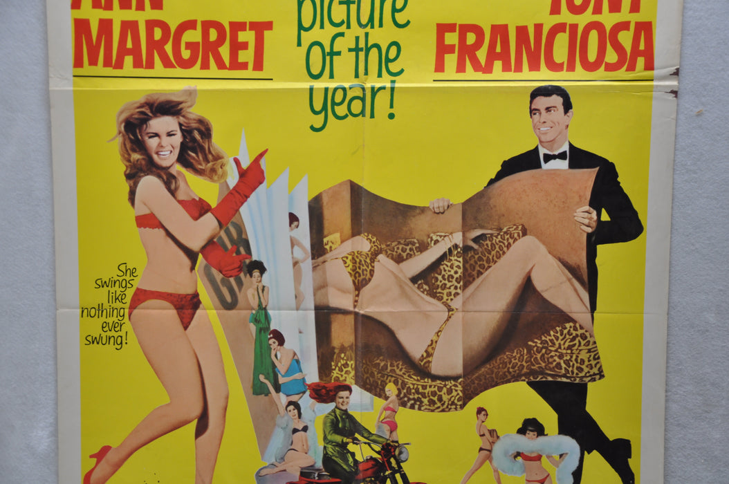 1966 The Swinger Original 1Sh Movie Poster Ann-Margret Anthony Franciosa   - TvMovieCards.com