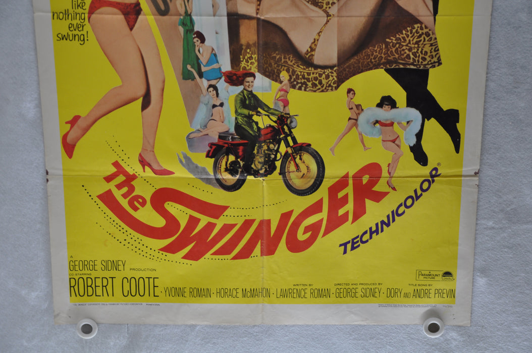 1966 The Swinger Original 1Sh Movie Poster Ann-Margret Anthony Franciosa   - TvMovieCards.com