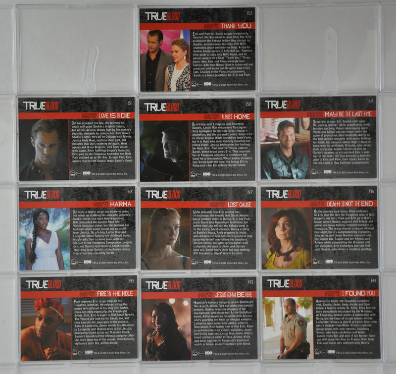 True Blood Season 7 Collector's Trading Base Card Set 10 Cards   - TvMovieCards.com