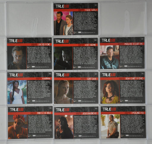 True Blood Season 7 Collector's Trading Base Card Set 10 Cards   - TvMovieCards.com