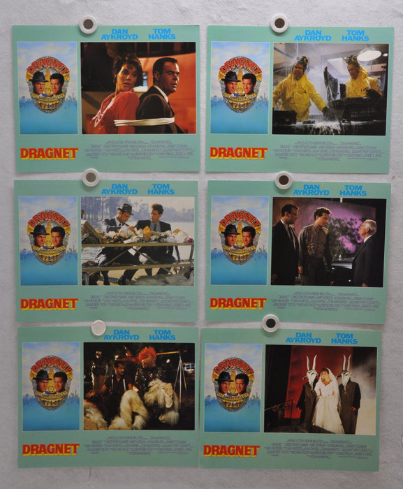 1987 Dragnet Lobby Card Set of 6 11 x 14 Dan Aykroyd Tom Hanks Plummer   - TvMovieCards.com