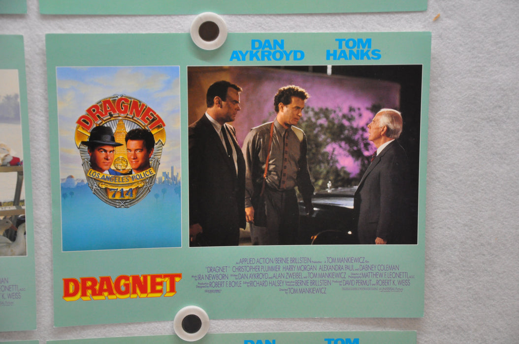 1987 Dragnet Lobby Card Set of 6 11 x 14 Dan Aykroyd Tom Hanks Plummer   - TvMovieCards.com