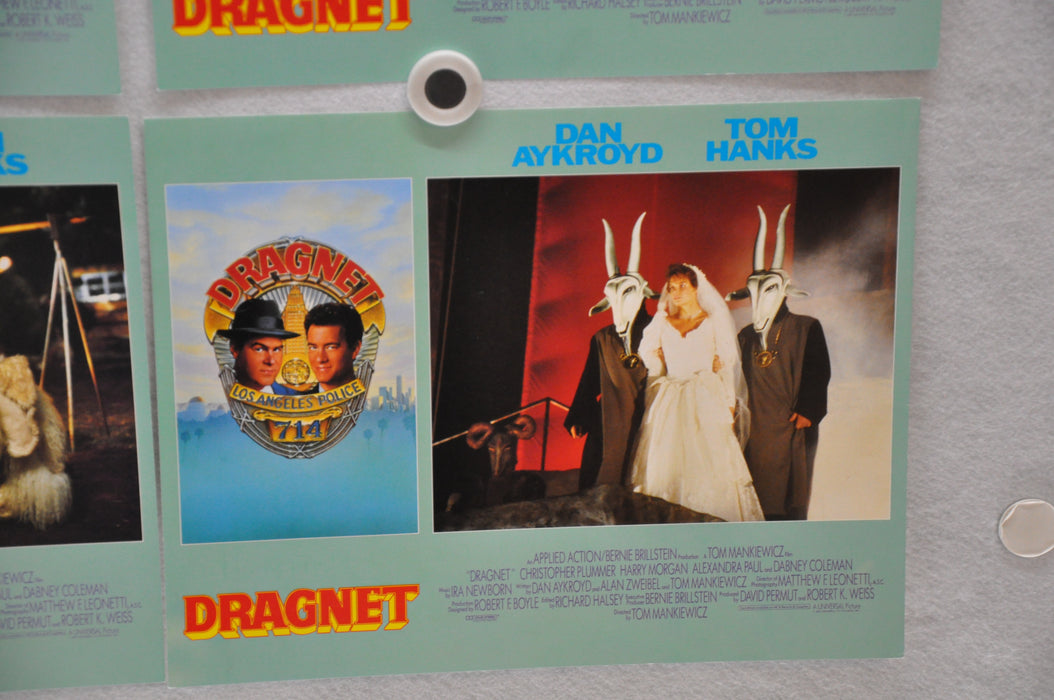 1987 Dragnet Lobby Card Set of 6 11 x 14 Dan Aykroyd Tom Hanks Plummer   - TvMovieCards.com