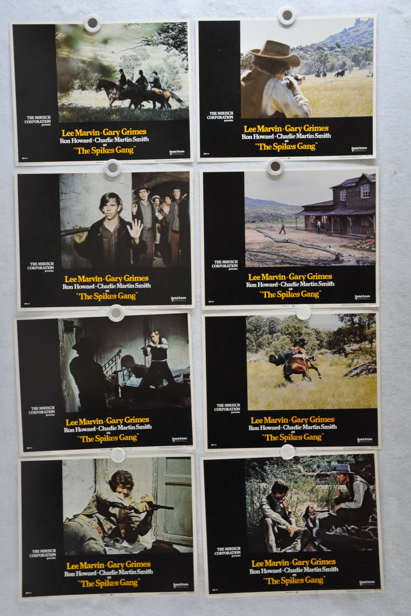 1974 The Spikes Gang Lobby Card Set of 8 11 x 14 Lee Marvin Ron Howard   - TvMovieCards.com