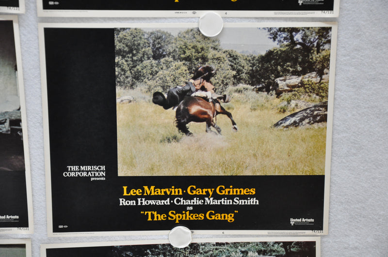 1974 The Spikes Gang Lobby Card Set of 8 11 x 14 Lee Marvin Ron Howard   - TvMovieCards.com