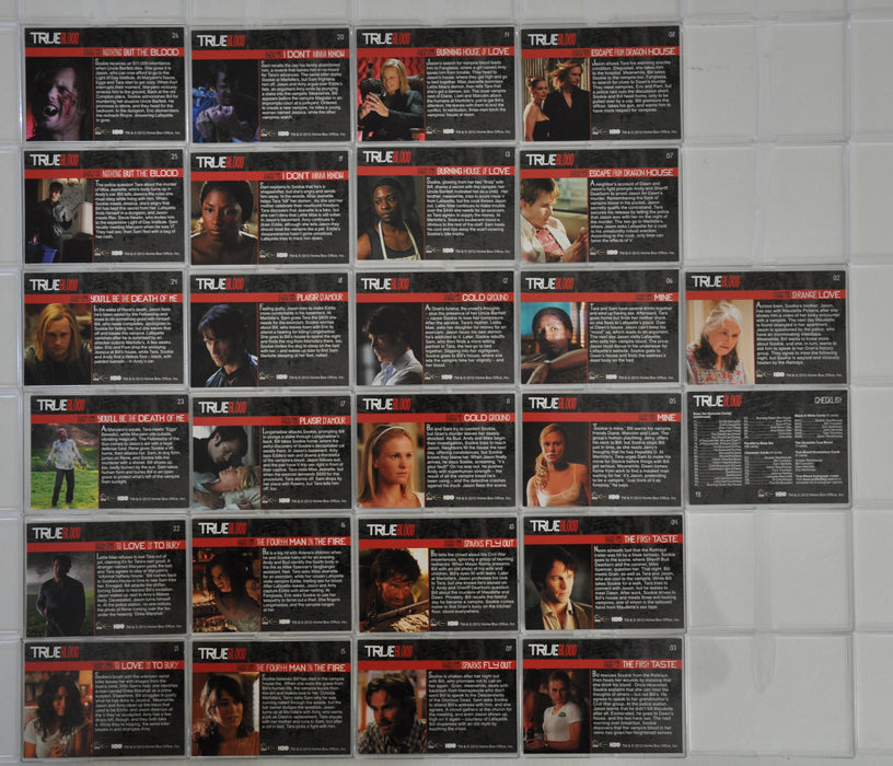 True Blood Premiere Edition Base Trading Card Set 98 Cards   - TvMovieCards.com