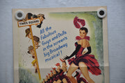 Bloodhounds of Broadway Original Insert Movie Poster Mitzi Gaynor Scott Brady   - TvMovieCards.com