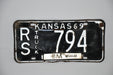 1969 Kansas License Plate # RS-794 Russell County Truck Man Cave Chevy Ford   - TvMovieCards.com
