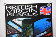 Vintage 1980s British Virgin Islands Travel Poster "We're Different" 20 x 24   - TvMovieCards.com