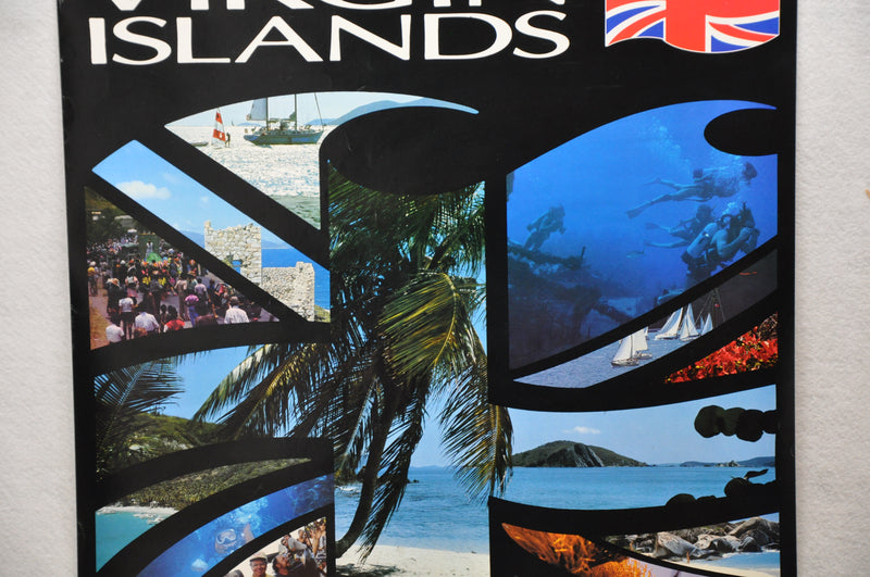 Vintage 1980s British Virgin Islands Travel Poster "We're Different" 20 x 24   - TvMovieCards.com