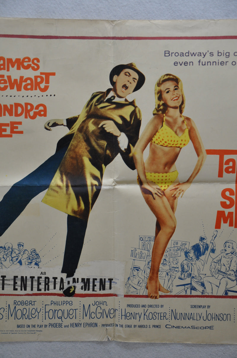 1963 Take Her Shes Mine Original Half Sheet Movie Poster James Stewart   - TvMovieCards.com