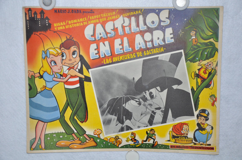 Castillos En El Aire 1938 Mexican Lobby Card Movie Poster Dave Fleischer Cartoon   - TvMovieCards.com
