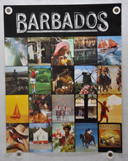 Vintage 1980s "Barbados" Advertising Tourism Travel Poster 22" x 28"   - TvMovieCards.com