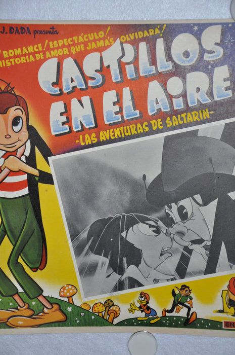 Castillos En El Aire 1938 Mexican Lobby Card Movie Poster Dave Fleischer Cartoon   - TvMovieCards.com