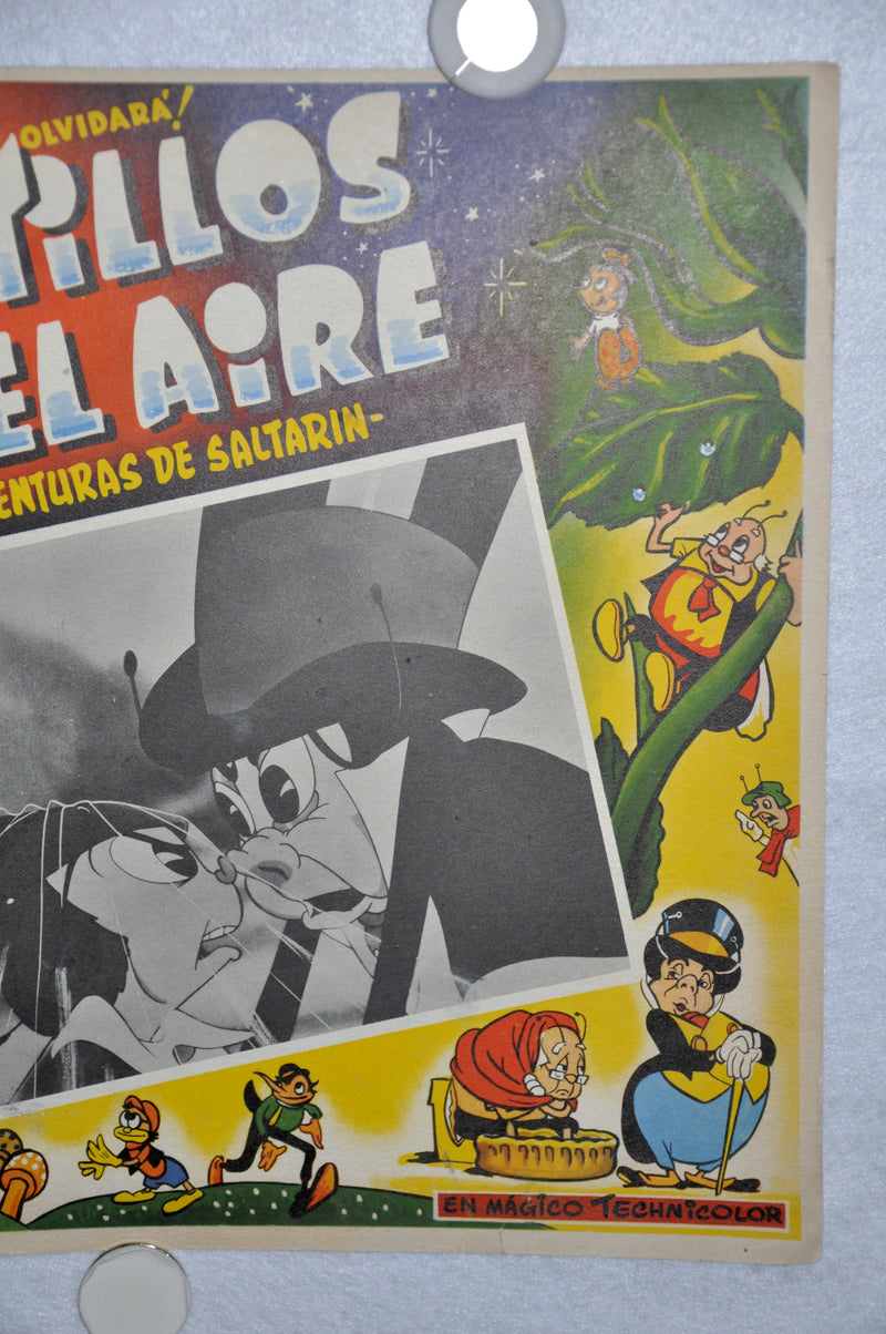 Castillos En El Aire 1938 Mexican Lobby Card Movie Poster Dave Fleischer Cartoon   - TvMovieCards.com
