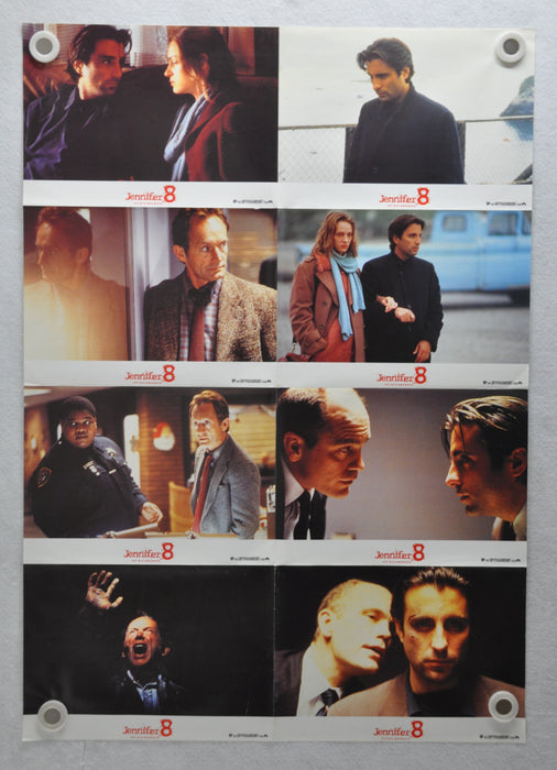 1992 Jennifer 8 Lobby Card Set of 8 23 x 33 Andy Garcia Uma Thurman   - TvMovieCards.com