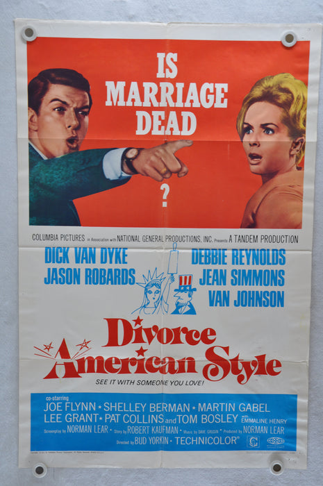 1967 Divorce American Style Original 1SH Movie Poster  Dick Van Dyke   - TvMovieCards.com
