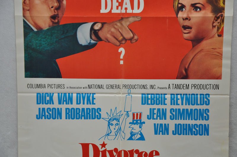 1967 Divorce American Style Original 1SH Movie Poster  Dick Van Dyke   - TvMovieCards.com