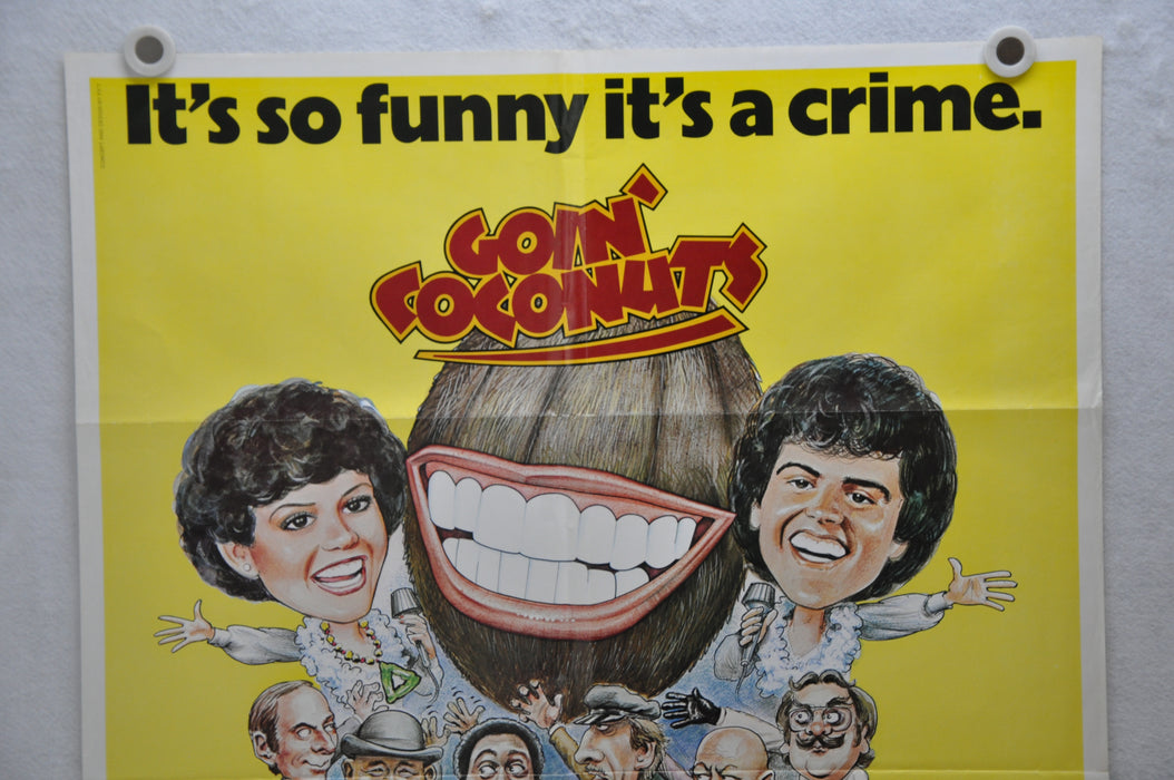 1978 Goin' Coconuts Original 1SH Movie Poster Donny Osmond, Marie Osmond, Herb E   - TvMovieCards.com