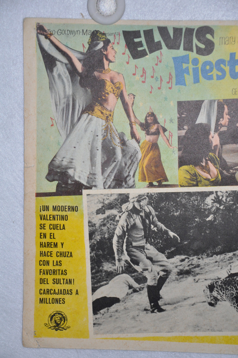 Harum Scarum 1965 Mexican Lobby Card Movie Poster Elvis Presley   - TvMovieCards.com