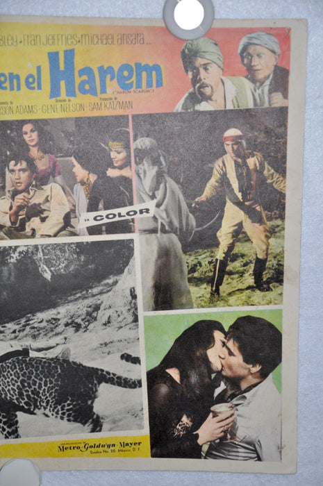Harum Scarum 1965 Mexican Lobby Card Movie Poster Elvis Presley   - TvMovieCards.com