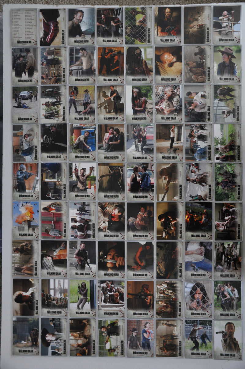 Walking Dead Season 3 Part 1 Base Card Set 72 Cards Cryptozoic Ent. 2014   - TvMovieCards.com