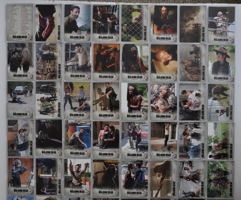 Walking Dead Season 3 Part 1 Base Card Set 72 Cards Cryptozoic Ent. 2014   - TvMovieCards.com