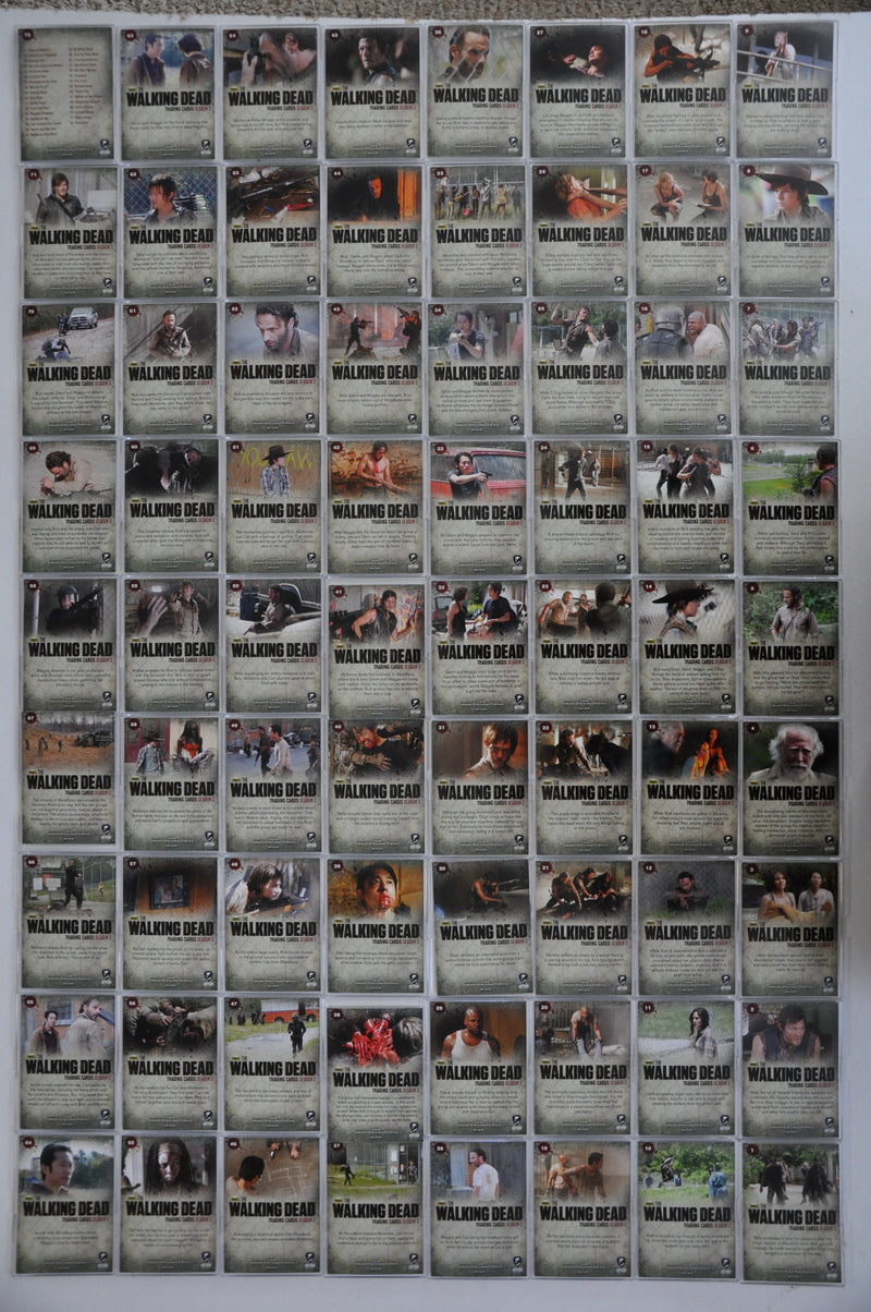 Walking Dead Season 3 Part 1 Base Card Set 72 Cards Cryptozoic Ent. 2014   - TvMovieCards.com