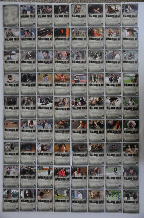 Walking Dead Season 3 Part 1 Base Card Set 72 Cards Cryptozoic Ent. 2014   - TvMovieCards.com
