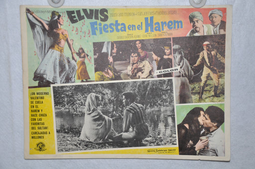 Harum Scarum 1965 Mexican Lobby Card Movie Poster Elvis Presley #2   - TvMovieCards.com