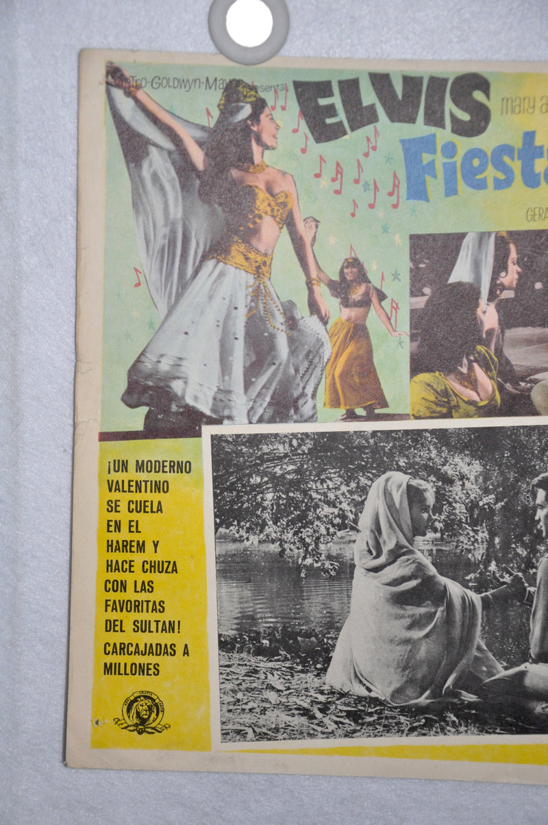Harum Scarum 1965 Mexican Lobby Card Movie Poster Elvis Presley #2   - TvMovieCards.com