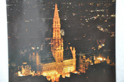 Vintage 1970s "Grand Place" Brussels Belgium Tourism Travel Poster 23" x 33   - TvMovieCards.com