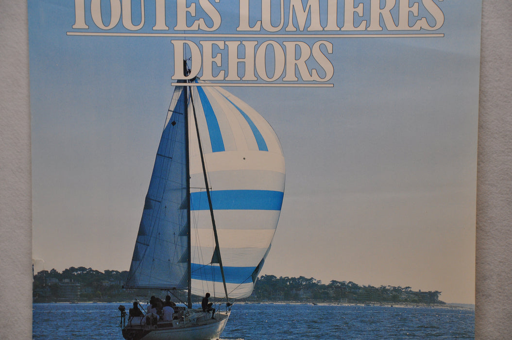 Vintage 1970s "Arcachon Toutes Lumieres Dehors" France Travel Poster 23" x 31"   - TvMovieCards.com