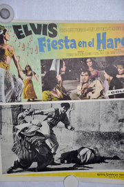 Harum Scarum 1965 Mexican Lobby Card Movie Poster Elvis Presley #3   - TvMovieCards.com