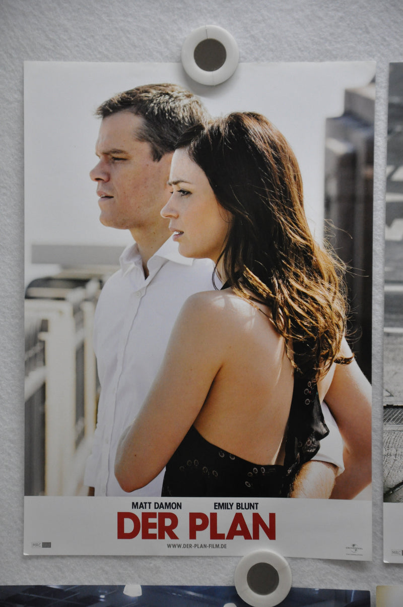 2011 The Adjustment Bureau German Lobby Card Set of 4 Matt Damon Emily Blunt   - TvMovieCards.com
