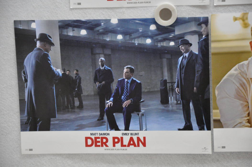 2011 The Adjustment Bureau German Lobby Card Set of 4 Matt Damon Emily Blunt   - TvMovieCards.com