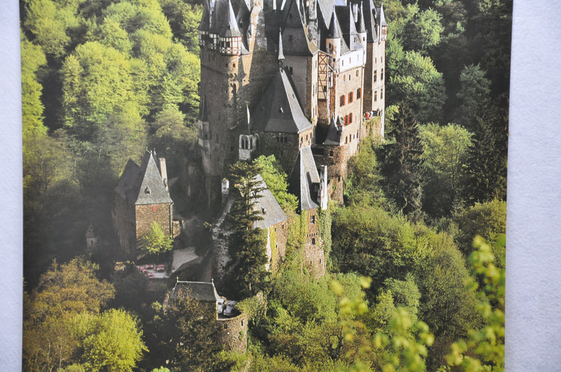 Vintage 1970s Federal Republic of Germany Castle Tourism Travel Poster 23" x 33"   - TvMovieCards.com